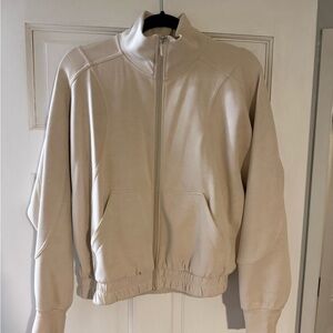 Lululemon brushed softstreme funnel-neck zip up